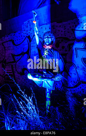 Torino, Italia. Undicesimo oct, 2014. Parco Dora l'evento la corsa elettrico: Credito davvero facile Star/Alamy Live News Foto Stock