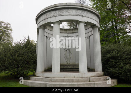 Emile Pfizer grave cimitero Green-Wood Foto Stock