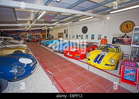 La sala del Motor Sport in Haynes International Motor Museum Sparkford Somerset REGNO UNITO Foto Stock