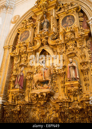 Altare d'oro Cattedrale di Granada Foto Stock