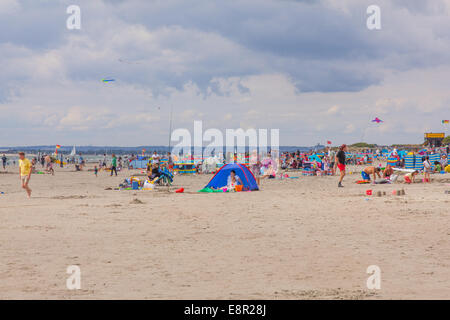West Wittering beach, West Sussex, in Inghilterra, Regno Unito. Foto Stock