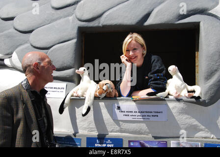 RSPB stallo a Londra il South Bank Regno Unito Foto Stock