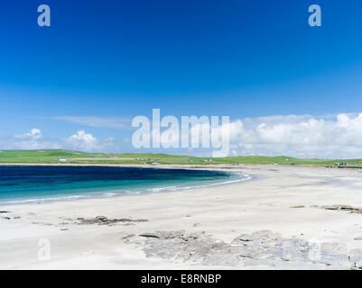 Baia di Skaill, una baia protetta con spiagge sabbiose, Orkney Islands, Scozia. (Grandi dimensioni formato disponibile) Foto Stock