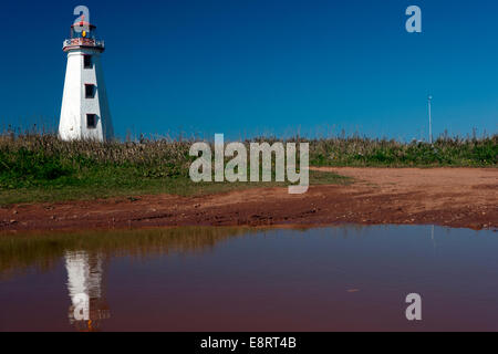 Capo Nord Faro - Capo Nord, Prince Edward Island, Canada Foto Stock