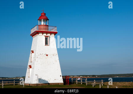 Souris faro storico - Souris, Prince Edward Island, Canada Foto Stock