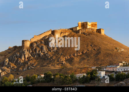 Bayburt Kalesi, Castello Bayburt, città di Bayburt, la regione del Mar Nero, Turchia Foto Stock