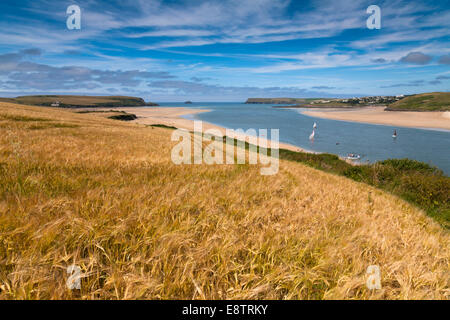 Padstow; Estuario del cammello; Cornovaglia; Regno Unito Foto Stock