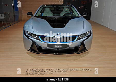 BMW i8,Hybrid,Motor Show di Parigi,Francia Foto Stock