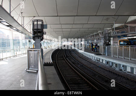 Blackfriars stazione ferroviaria, London, Regno Unito Foto Stock