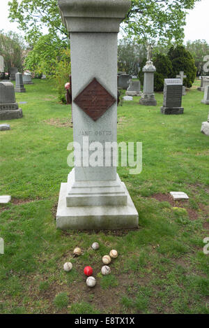 Henry Chadwick tomba cimitero Green-Wood Foto Stock