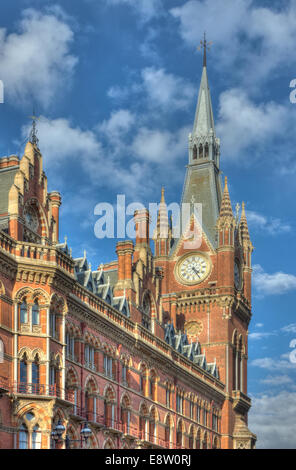 La stazione di St Pancras, London Foto Stock