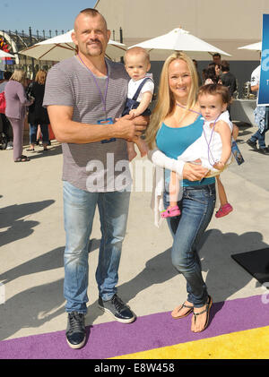 Universal Studios Hollywood anteprime 3D ultra-HD animazione avventura 'Despicable Me Minion Mayhem' e ampia esperienza interattiva 'Super Silly Fun terra' dotate di: Chuck Liddell dove: Hollywood, California, Stati Uniti quando: 11 Apr 2014 Foto Stock