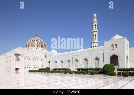 Sultan Qaboos Grande Moschea, Muscat Oman Foto Stock