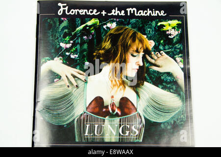 Firenze e la macchina polmoni album, compact disc. Foto Stock