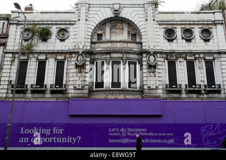 "In cerca di opportunità" Lime Street Picture House sistemazione centro città cinema, Liverpool, Merseyside, Regno Unito Foto Stock