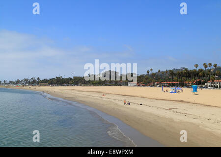 Spiaggia di Santa Barbara, California, Stati Uniti d'America Foto Stock