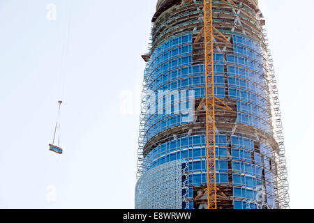 Il programma di Doha per torre di uffici in costruzione a Doha, in Qatar Foto Stock