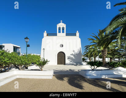 Chiesa di Uga a Lanzarote Foto Stock