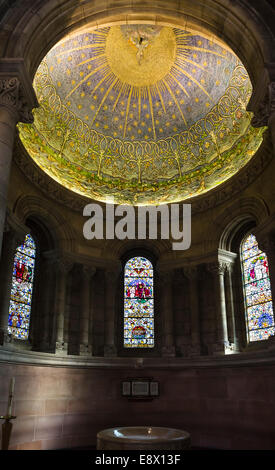 Interno della St Anne's Cathedral, Cathedral Quarter, Belfast, Irlanda del Nord, Regno Unito Foto Stock