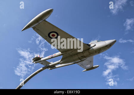 Un De Havilland Venom del RAF Foto Stock