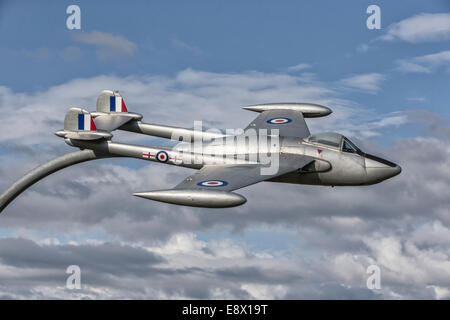 Un De Havilland Venom del RAF Foto Stock