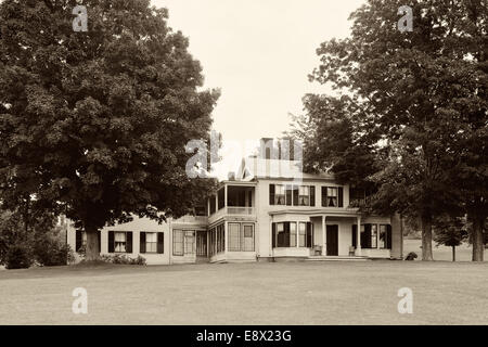 Luogo di nascita e residenza di 1800s evangelista americano Dwight Lyman (DL) Moody, situato nella zona est di Northfield, MA. Foto c1904. Foto Stock