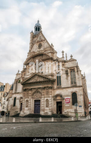 Saint-Étienne-du-Mont a Parigi Foto Stock