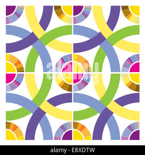 Vintage astratto modello senza giunture, infinite texture può essere utilizzata per la carta da parati, riempimenti, sfondo della pagina web,texture di superficie Foto Stock