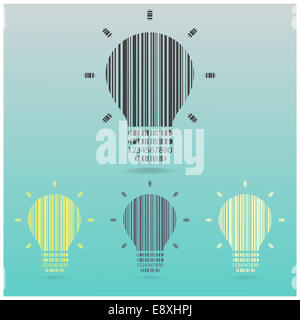 Creative lampadina luce Idea sfondo concetto ,design per poster flyer brochure coperchio ,business idea ,abstract background. Foto Stock