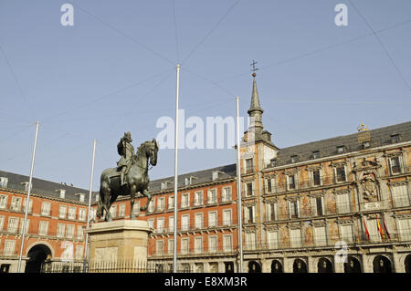 Statua equestre Foto Stock