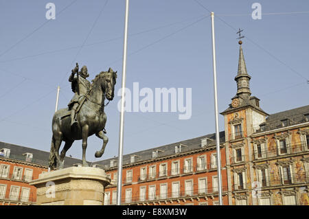 Statua equestre Foto Stock