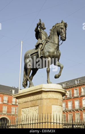 Statua equestre Foto Stock