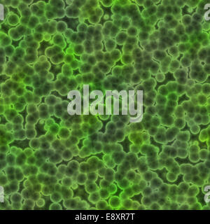 Una illustrazione di un verde sfondo astratto Foto Stock