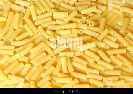Un sacco di pasta. Sfondo costituito da penne Foto Stock