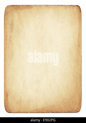 Vecchio di Grana carta Foto Stock