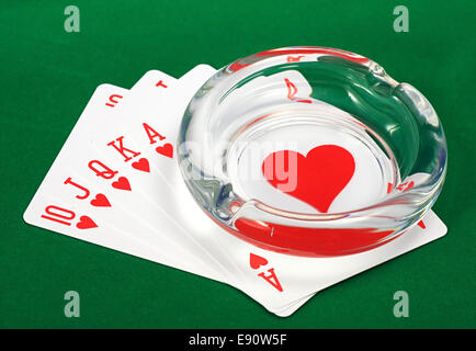 Migliore mano di Poker Foto Stock