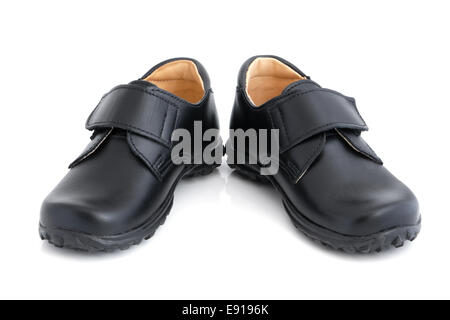 Bambino scarpe nero Foto Stock