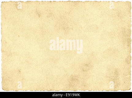 Vecchia carta beige Foto Stock