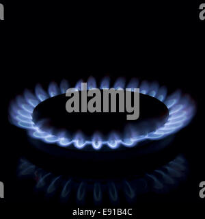 Bruciatore a gas Foto Stock