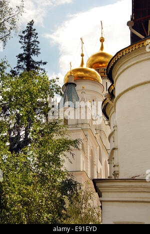 Le cattedrali nel Cremlino di Mosca Foto Stock
