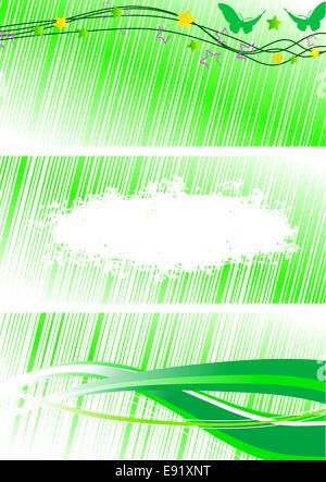 Colore brillante sfondi con onde e linee Foto Stock