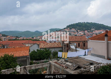 Blato città sull isola di Korcula, Croazia 2014 Foto Stock