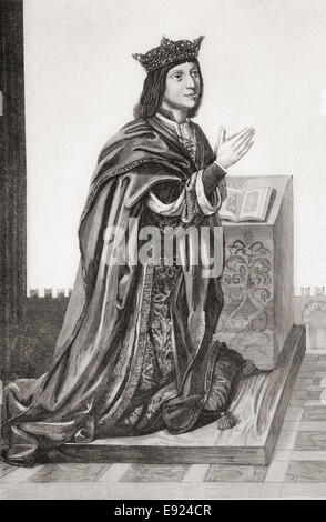 Ferdinando II di Aragona, Ferdinando il Cattolico, 1452 - 1516. Re di Sicilia e di Aragona, re consorte di Castiglia come Ferdinando V Foto Stock