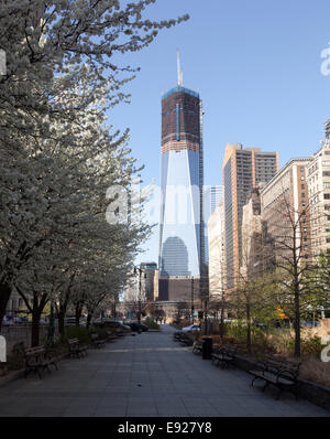 Freedom Tower in costruzione New York Foto Stock