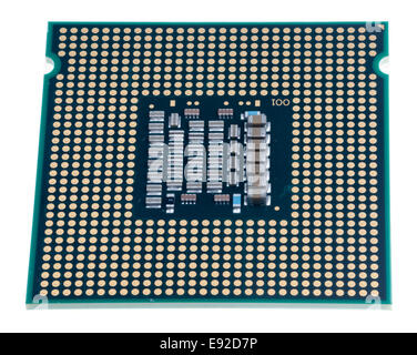 Macro di chip di computer Foto Stock