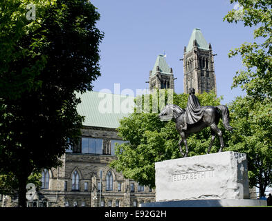 Regina equestre Foto Stock