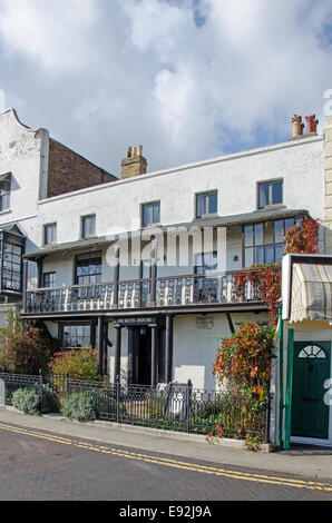 Dickens House a Broadstairs nel Kent. Oggi un museo. Foto Stock