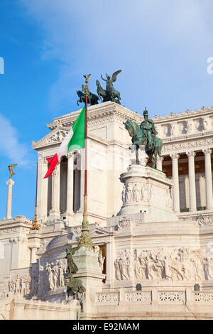 Famoso 'Altare della Patria" in Roma, Italia Foto Stock