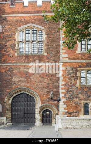 Ingresso anteriore al Lambeth Palace di Londra Foto Stock