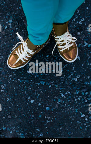 A piedi Foto Stock